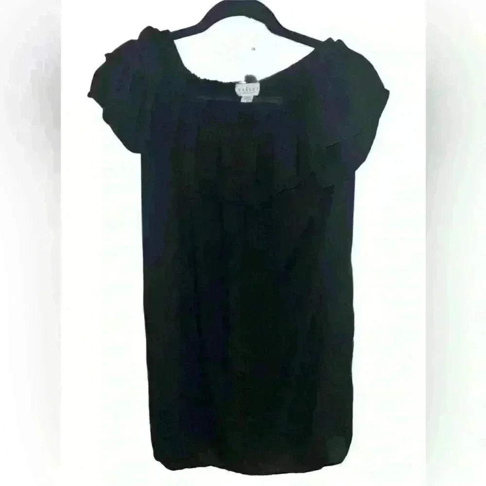 Anthropologie Velvet Graham & Spencer Dress Sz S Boho Sleeveless Minimalist